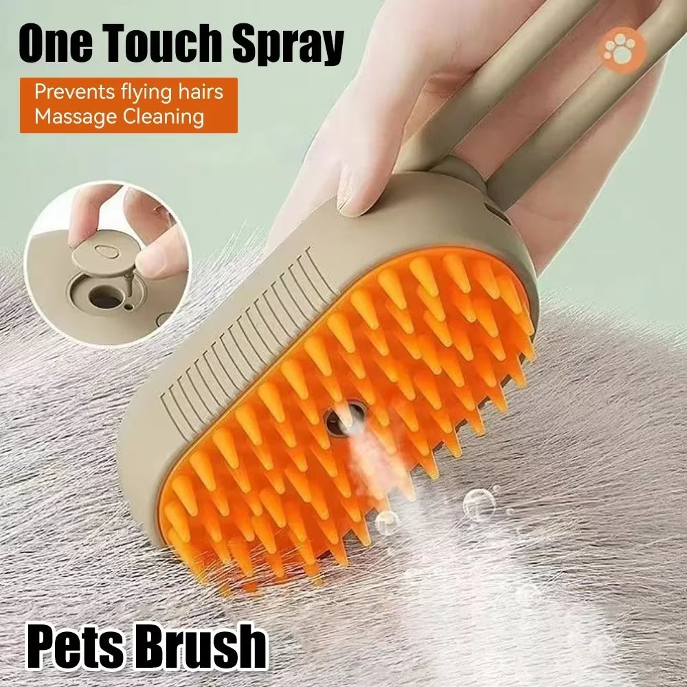 Steamy Pet Brush