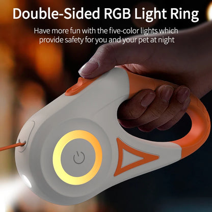 Retractable Dog Leash with LED Light