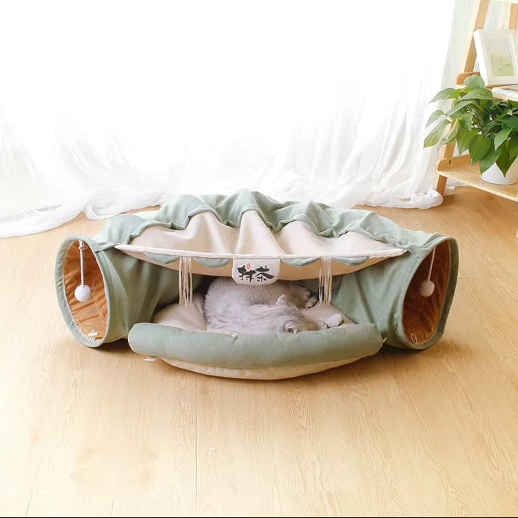 Cat Tunnel Bed